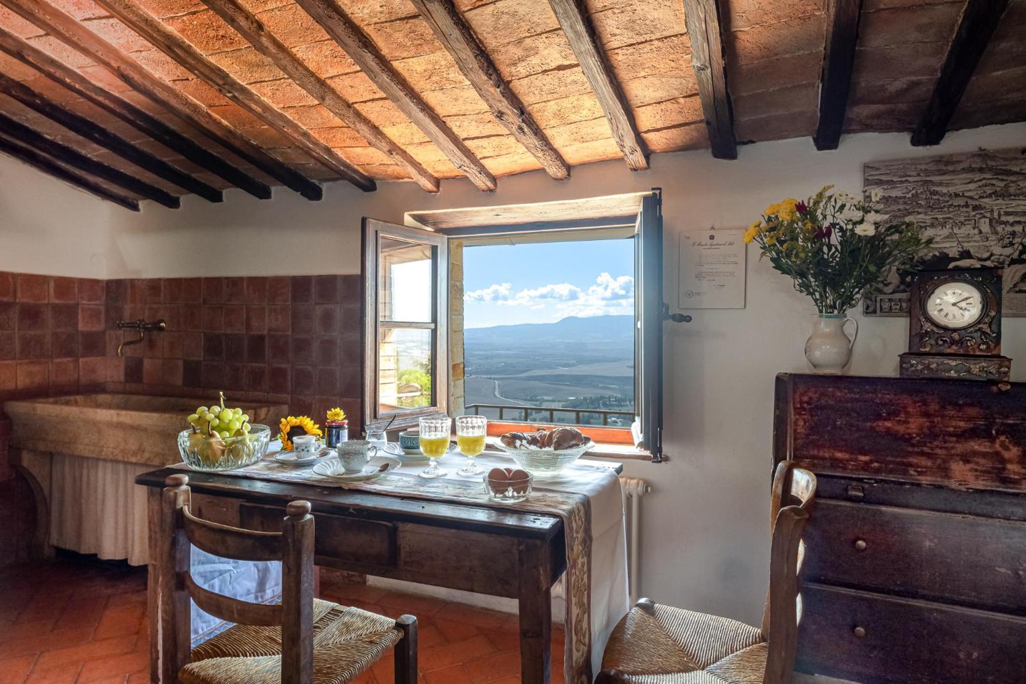 Artistica Pienza - Breathtaking Val D'Orcia View Apartment Exterior photo
